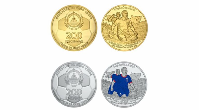 BCV emite moeda de 200 escudos para homenagear os Tubarões Azuis