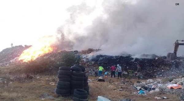Novo incêndio na lixeira de São Filipe