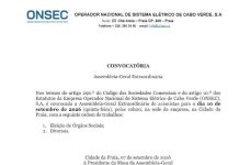 Convocatórias Assembleias Gerais Extraordinárias – ONSEC