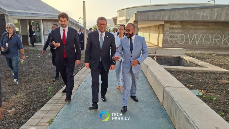 Presidente de Portugal visita TechPark, NOSi e VisionWare e reforça cooperação tecnológica com Cabo Verde
