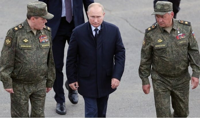 Putin, Minístro Defesa e Chefe Estado Maior