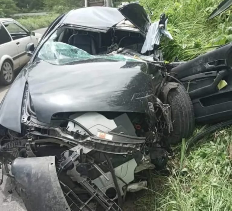 Acidente em Órgãos resulta em feridos ligeiros e danos nas viaturas