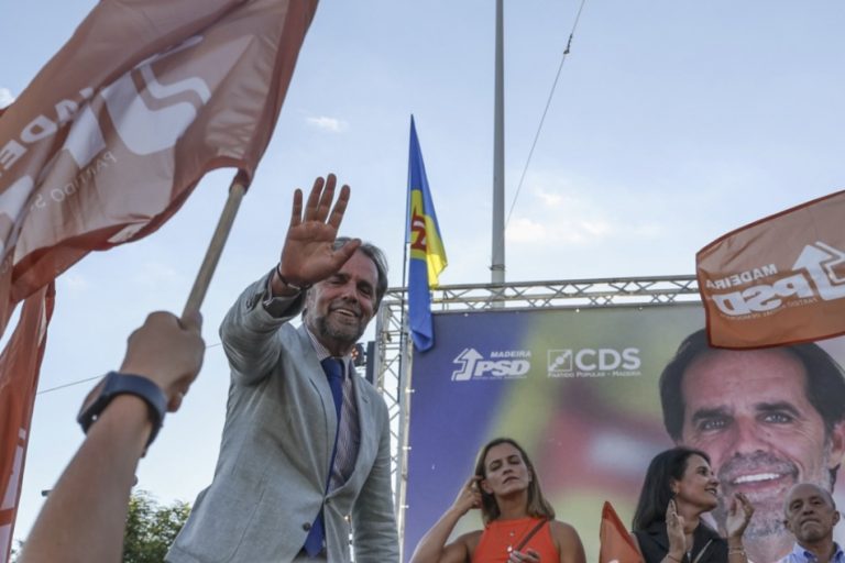 Coligação PSD/CDS vence eleições sem maioria absoluta, na Madeira, Portugal