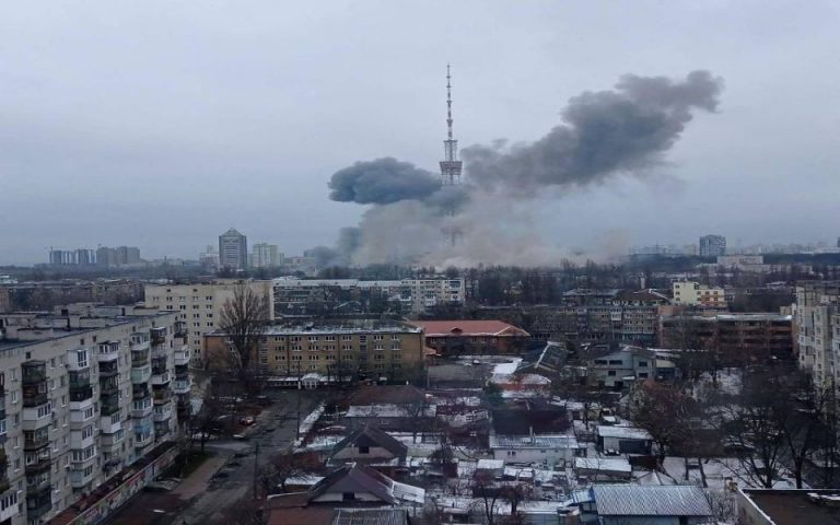 Explosões atingem Capital da Ucrânia de madrugada