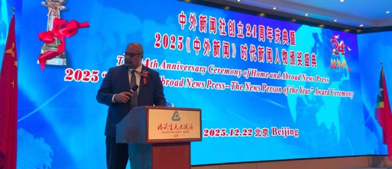 Última hora. Embaixador de Cabo Verde na China distinguido como Personalidade do Ano