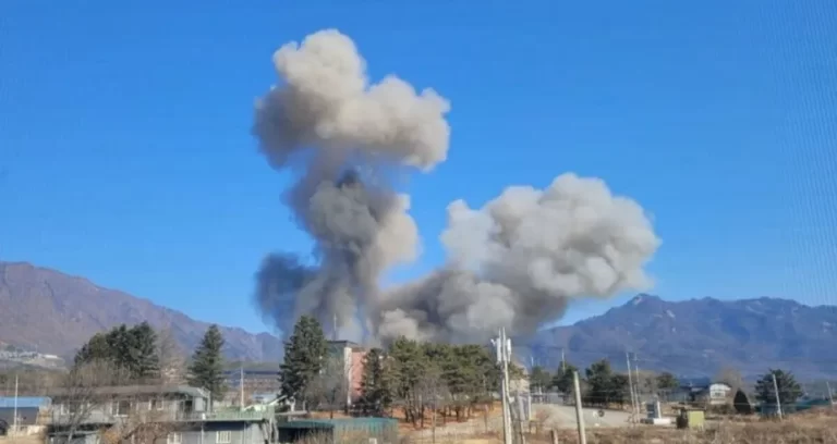 Avião militar Sul-coreano lança bombas por engano e fere sete civis
