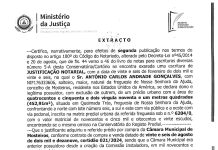 Extrato de justificação notarial de António Carlos Andrade Gonçalves (2.° publicação)