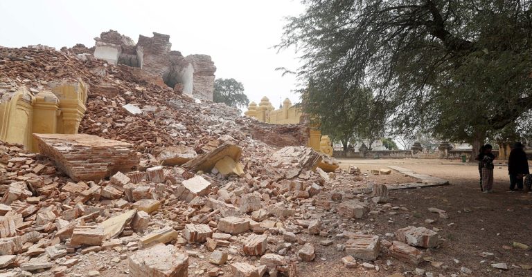 Número de mortos em sismo de Myanmar sobe para 3.354