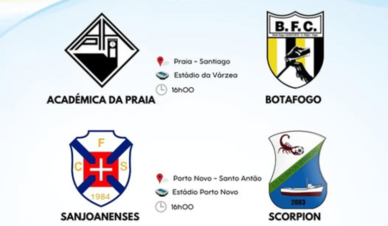 Campeonato nacional. Académica da Praia e Sanjoanenses vencem na terceira jornada