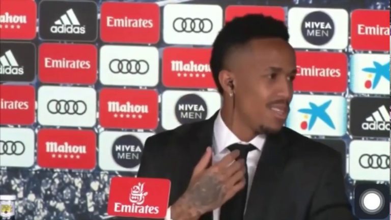 Militão quase perdeu os sentidos na apresentação no Real