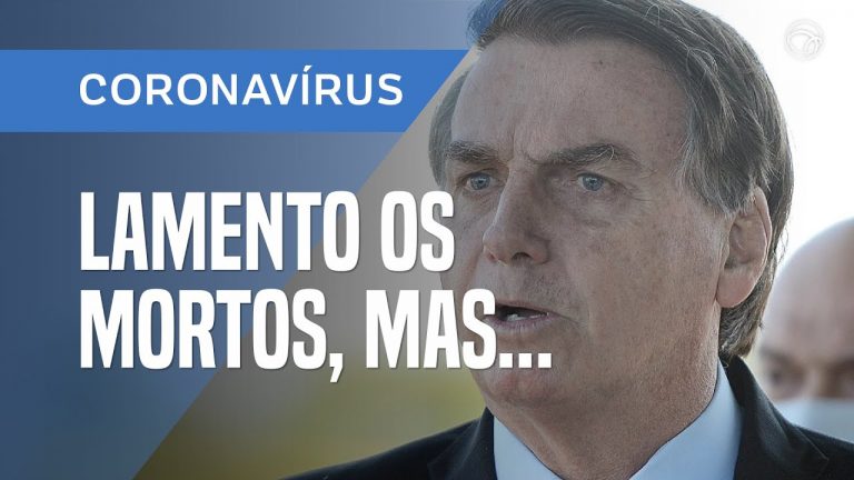 Covid-19/Brasil: Jair Bolsonaro lamenta número de mortes mas diz que “é o destino” de todos