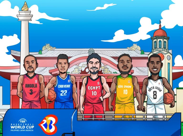 Seleções Africanas presentes no mundial de basquetebol