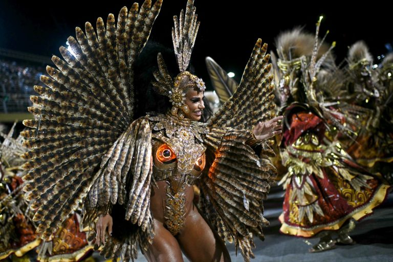 Escola de samba Beija-Flor leva título no Carnaval do Rio de Janeiro